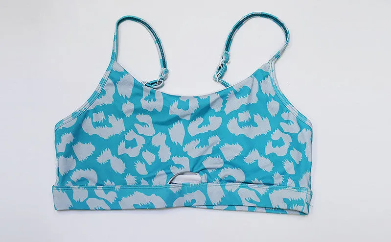 Leapard Print  Gym Sets