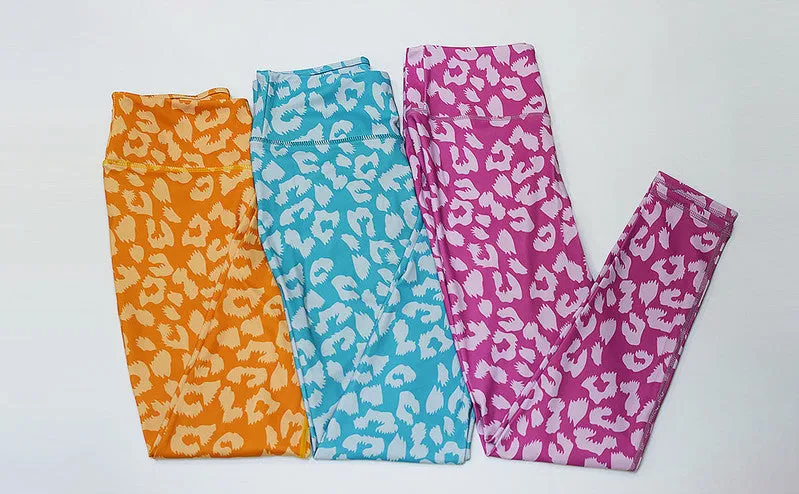 Leapard Print  Gym Sets