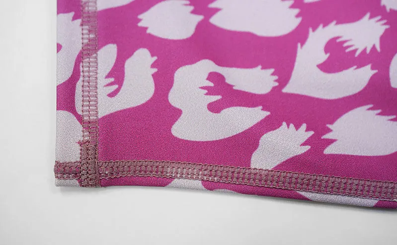 Leapard Print  Gym Sets