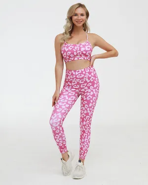 Leapard Print  Gym Sets