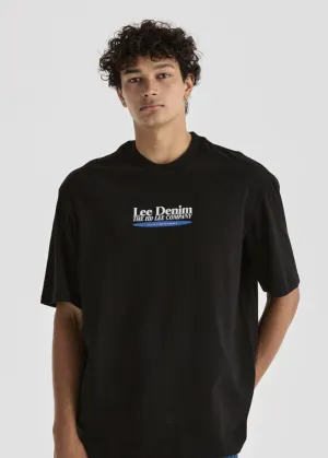 LEE Independence Baggy Tee - Black