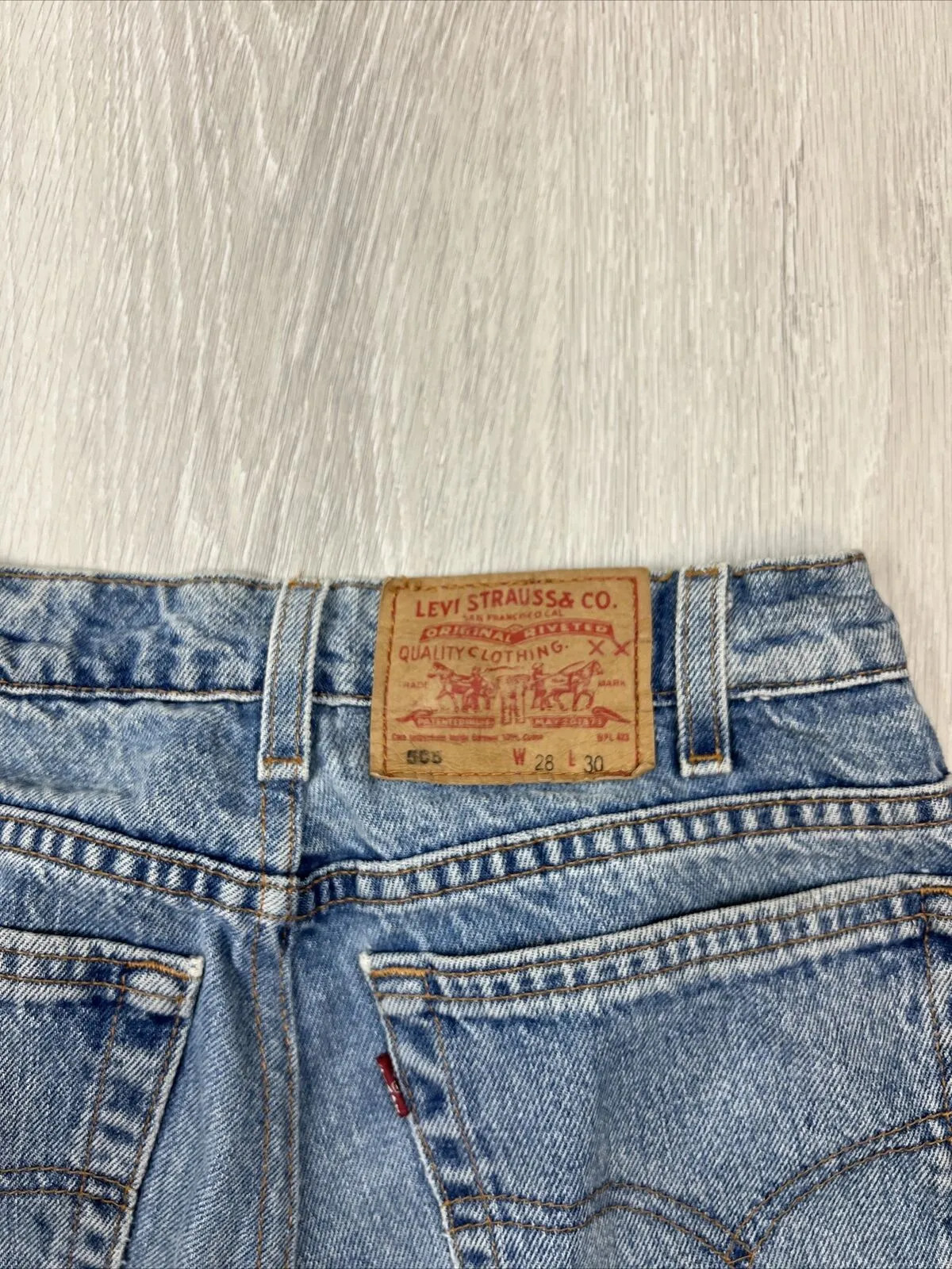Levi’s 505 Blue Denim Jeans Size 28 X 30