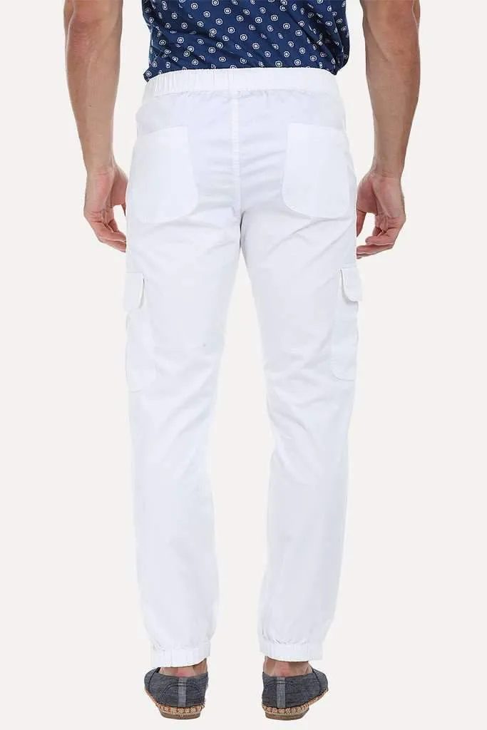 Lightweight Twill Relaxed Fit Cuff Jogger Pant