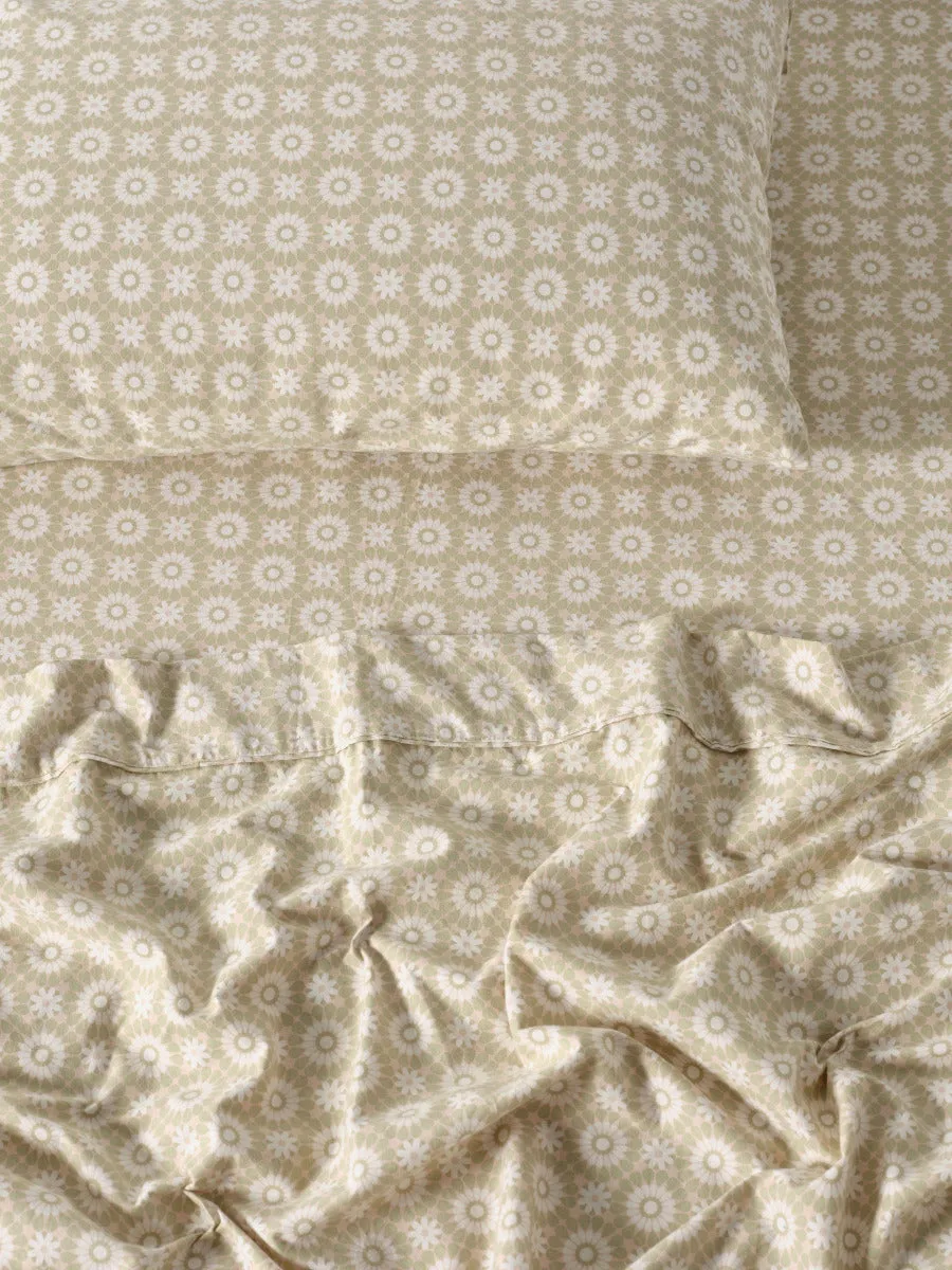 LINEN HOUSE PLAIN DYED FLANNELETTE SHEET SET  - BENINA