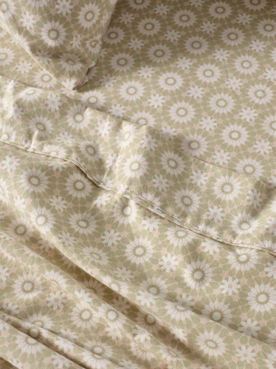 LINEN HOUSE PLAIN DYED FLANNELETTE SHEET SET  - BENINA