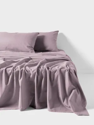 LINEN HOUSE PLAIN DYED FLANNELETTE SHEET SET - LAVENDER