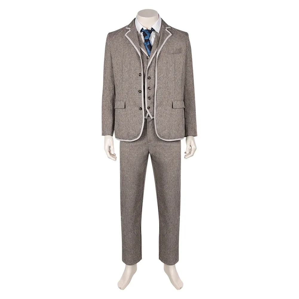Loki Mobius Western-style Suit Clothes Cosplay Costume Outfits
