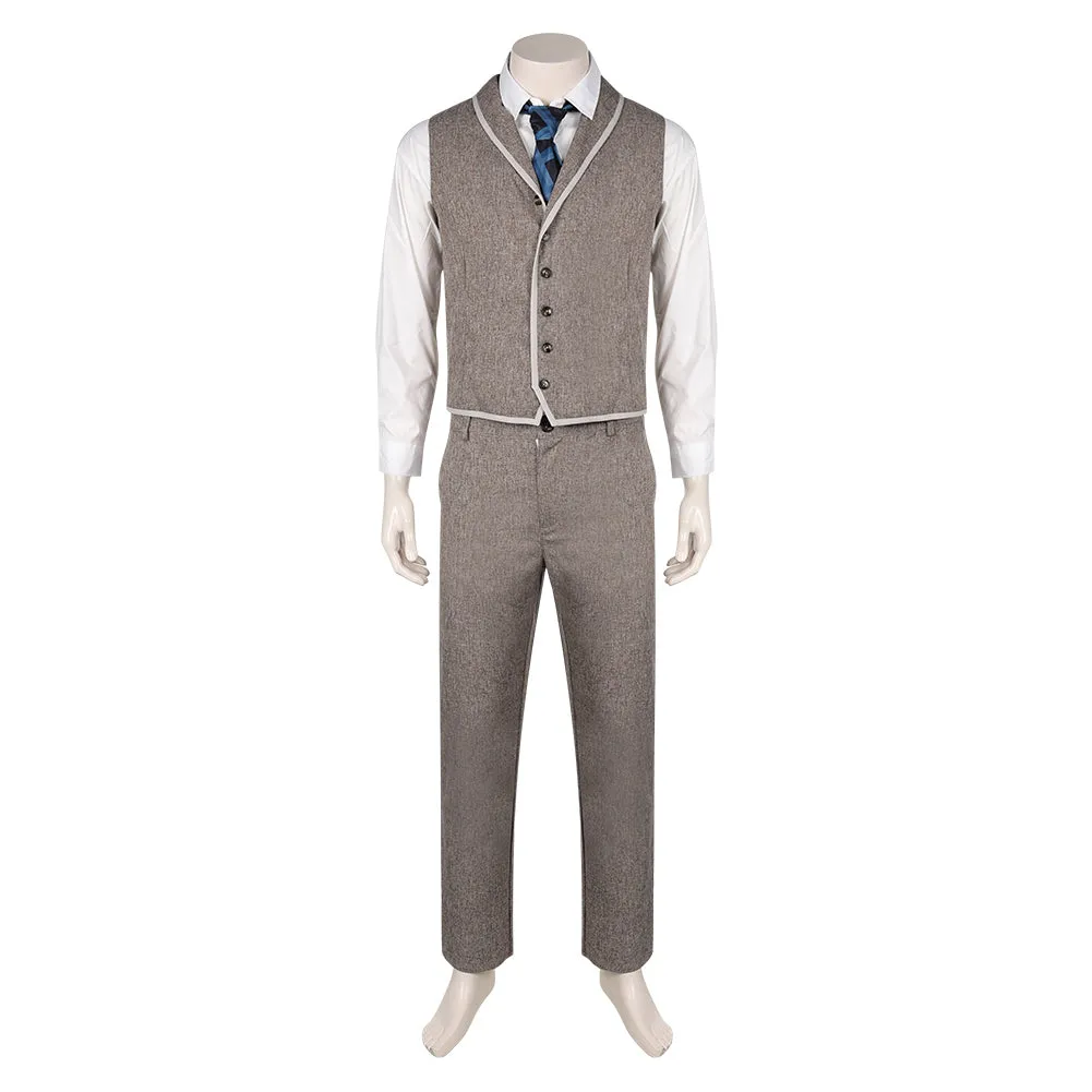Loki Mobius Western-style Suit Clothes Cosplay Costume Outfits