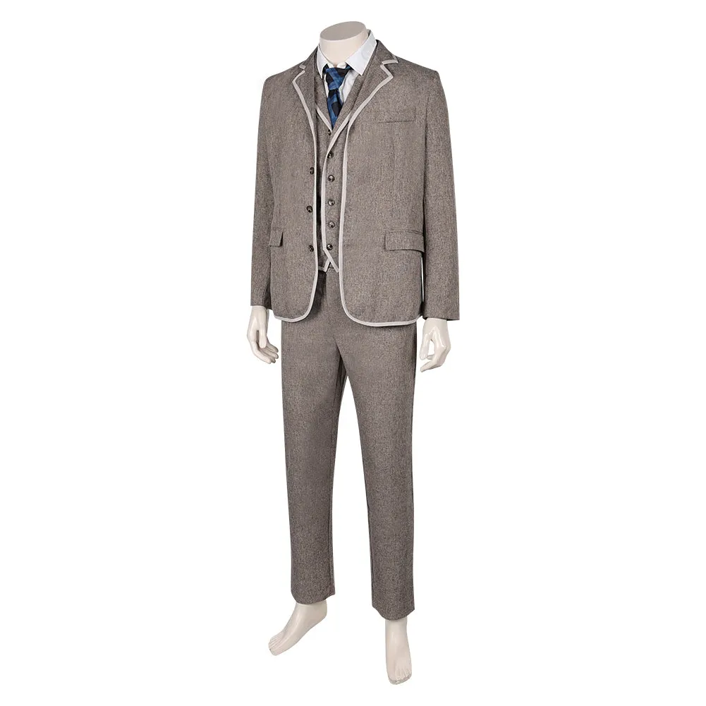 Loki Mobius Western-style Suit Clothes Cosplay Costume Outfits
