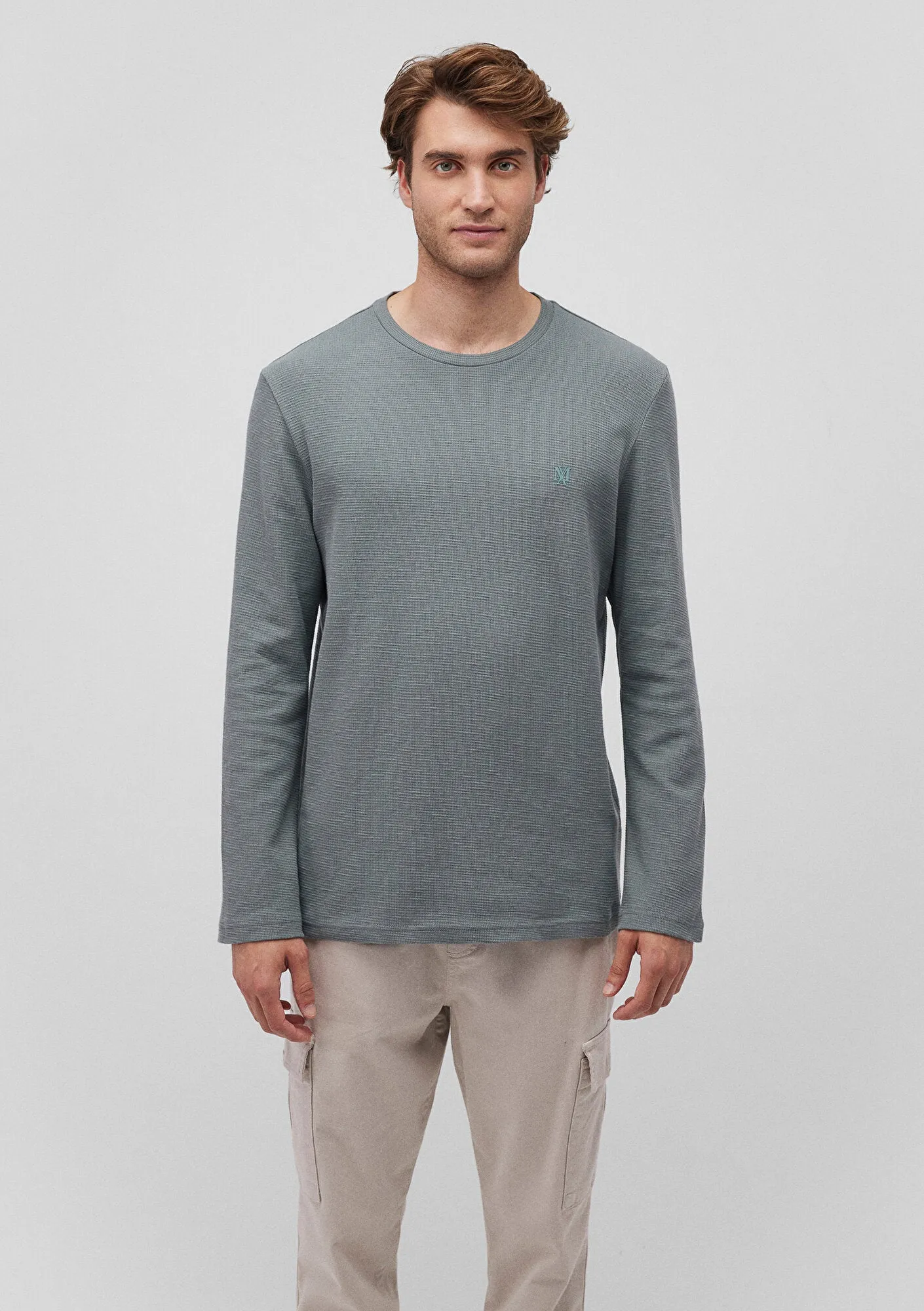 Long Sleeve Green Basic Tee
