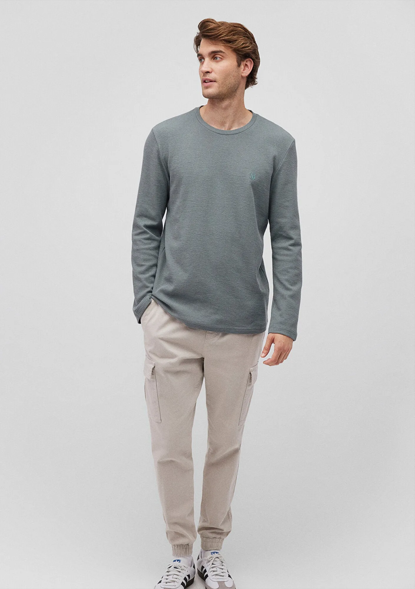 Long Sleeve Green Basic Tee