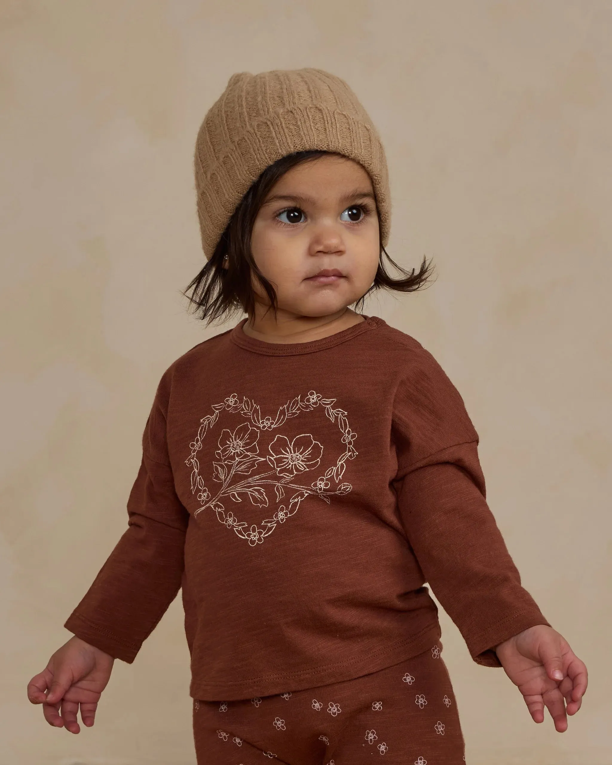 Long Sleeve Tee   Pant Set || Posey Heart