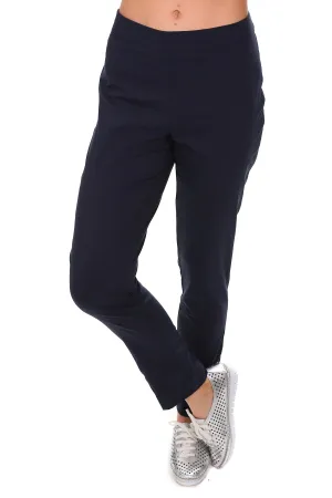 Long Slim Trapeze Pants - Navy - F18