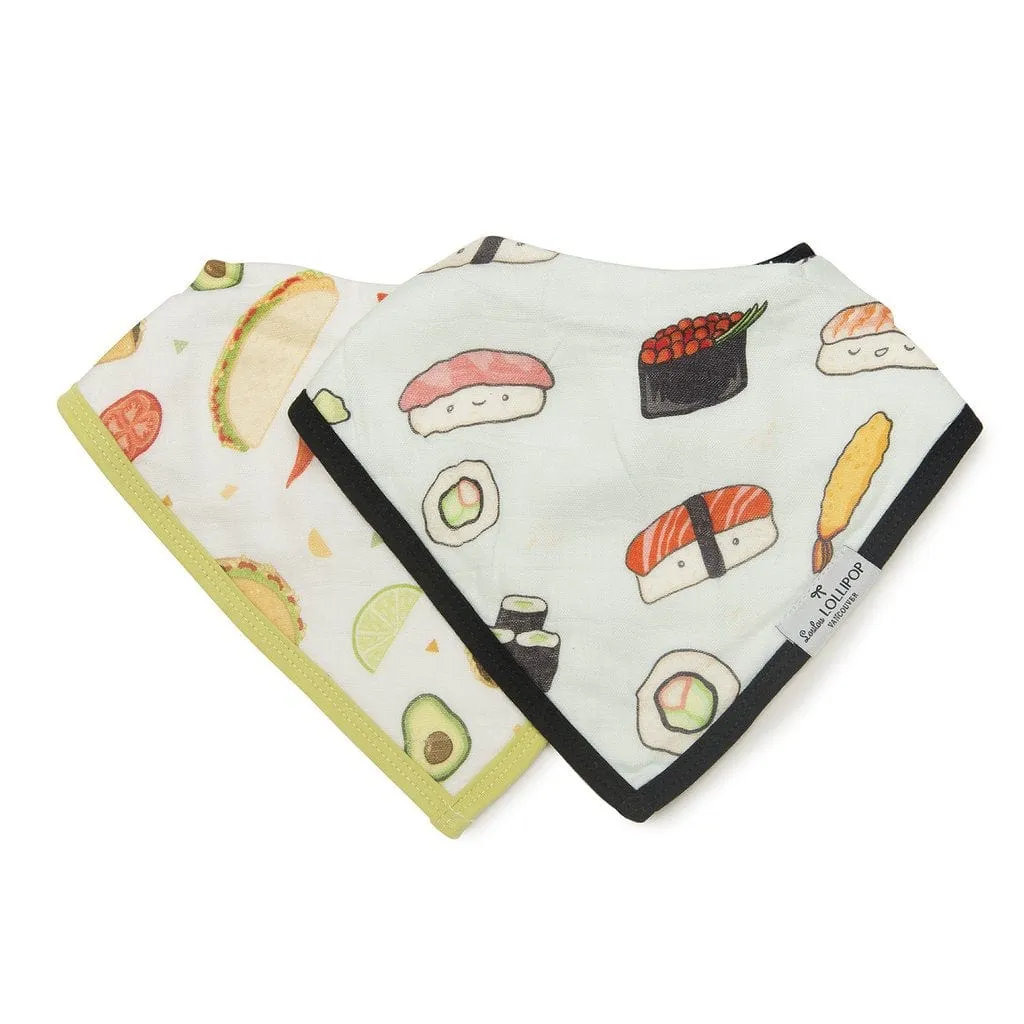 Loulou Lollipop Bandana Bib Set - Kawaii Food