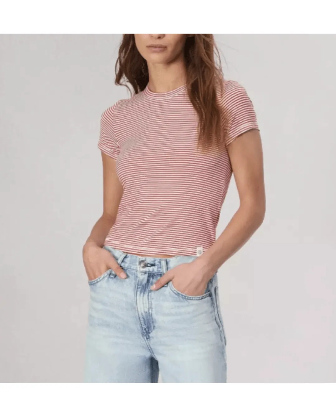 LUCA STRIPE BABY TEE