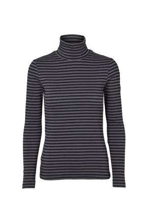 Ludmilla High-neck - Blackened pearl / black