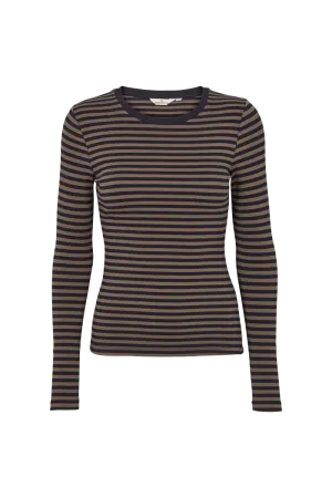 Ludmilla LS Tee - Tarmac/Black