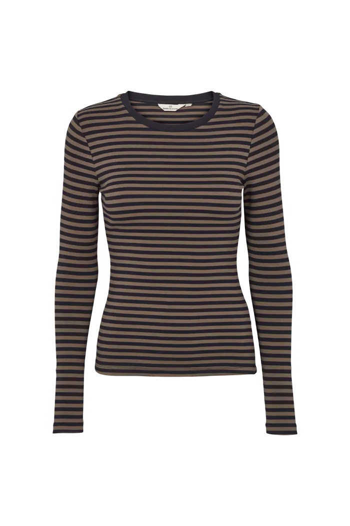 Ludmilla LS Tee - Tarmac/Black