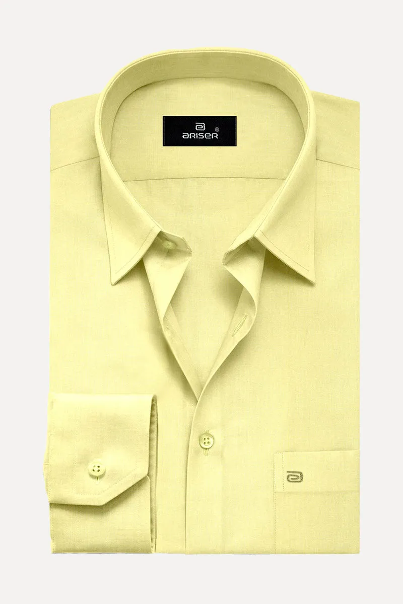 Luxor - Yellow Formal Shirts for Men | Ariser