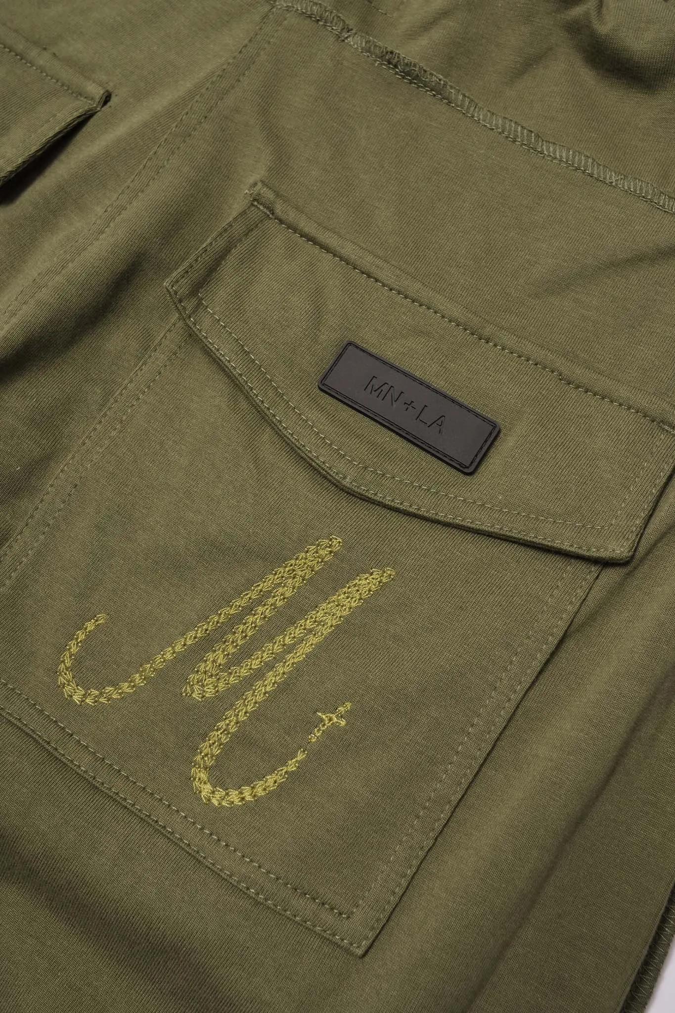 M  VEINS PANTS IN OLIVE