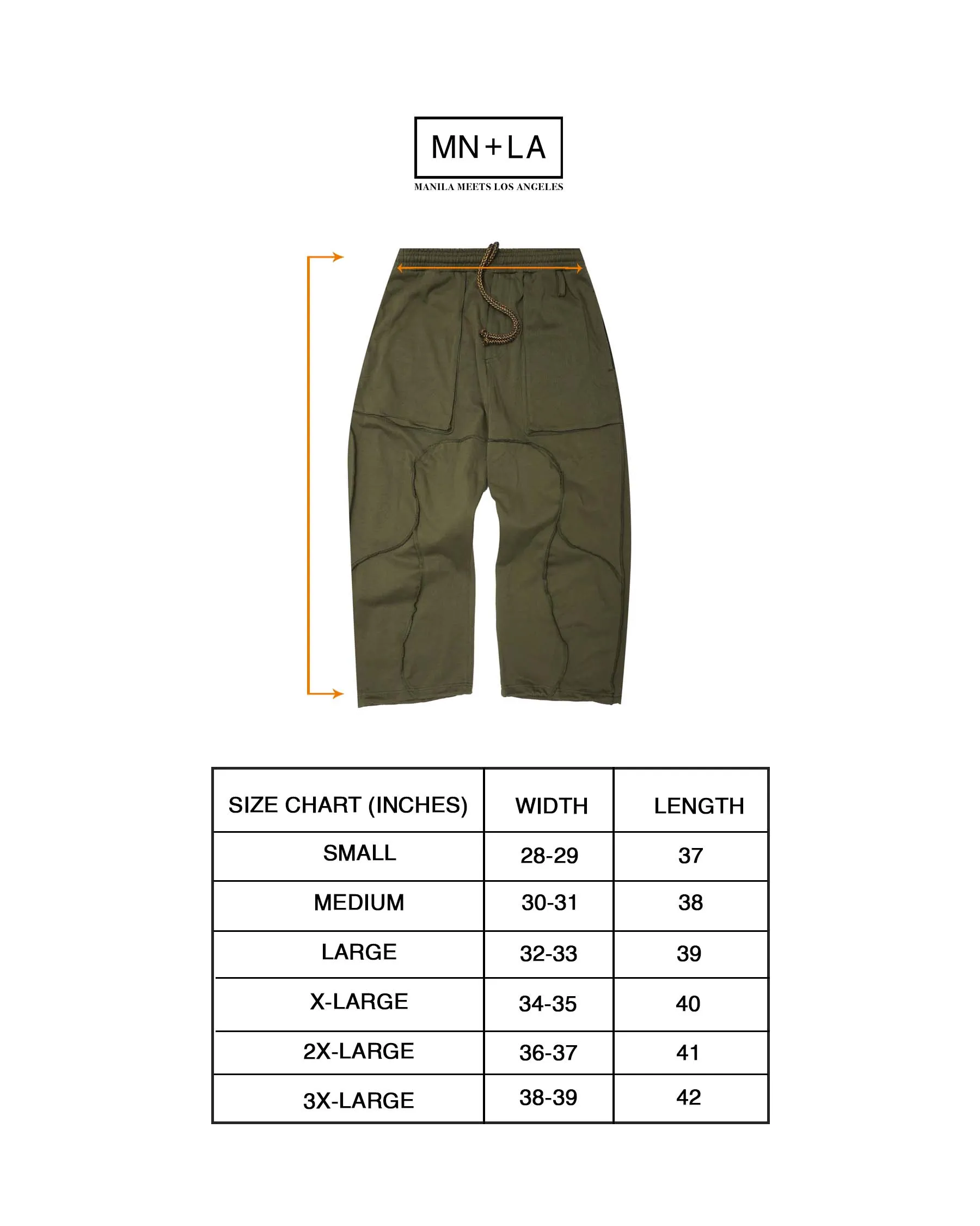 M  VEINS PANTS IN OLIVE
