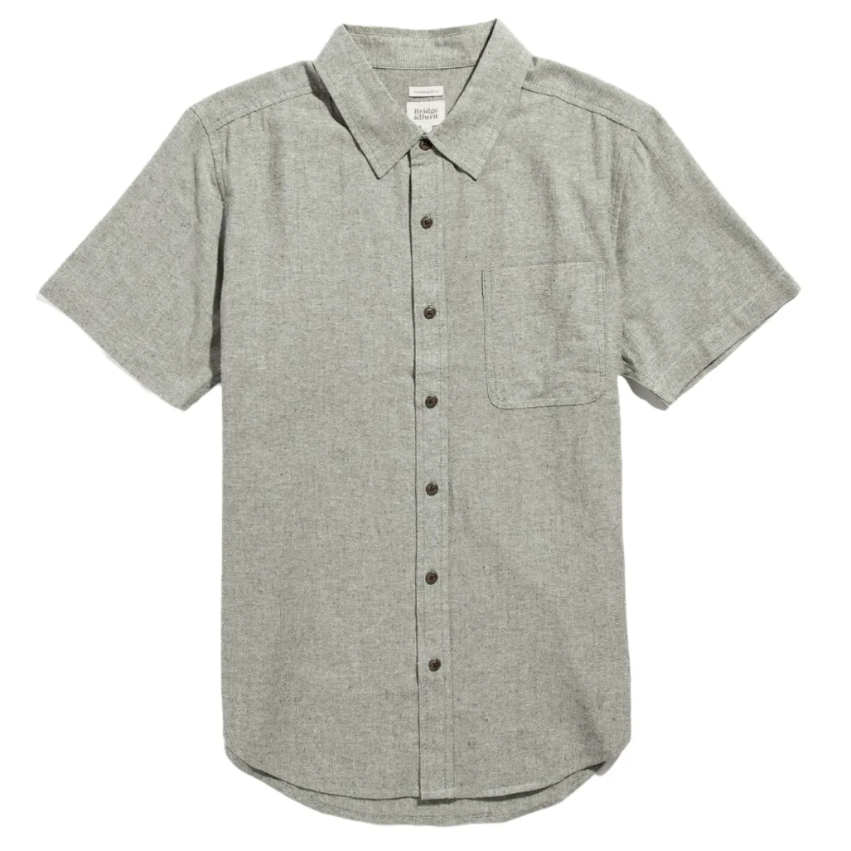 Malcolm Shirt | Sage Chambray