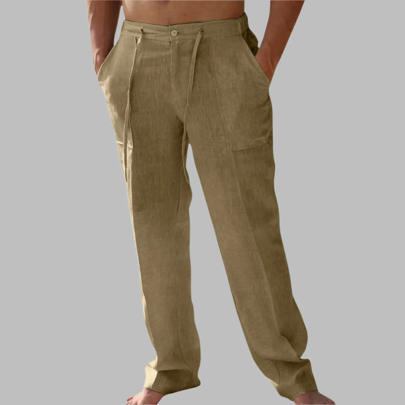 Marvin – Men’s Cotton-Linen Relaxed Trousers