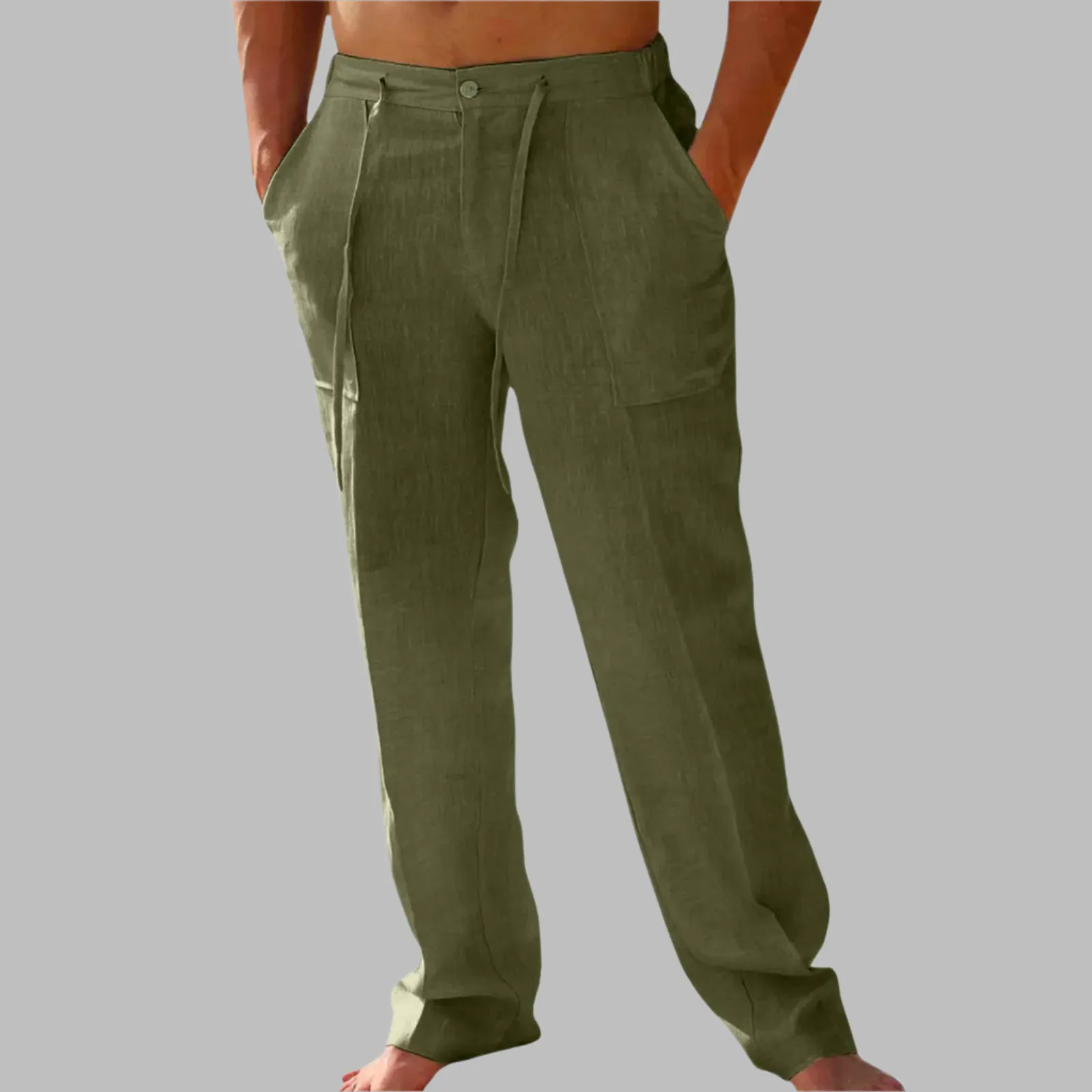 Marvin – Men’s Cotton-Linen Relaxed Trousers