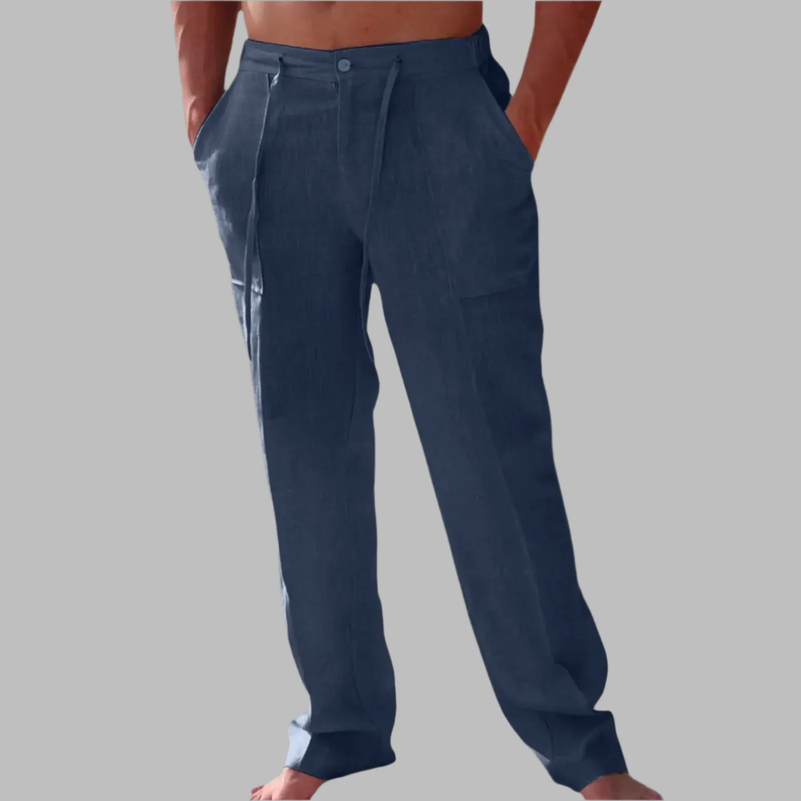 Marvin – Men’s Cotton-Linen Relaxed Trousers