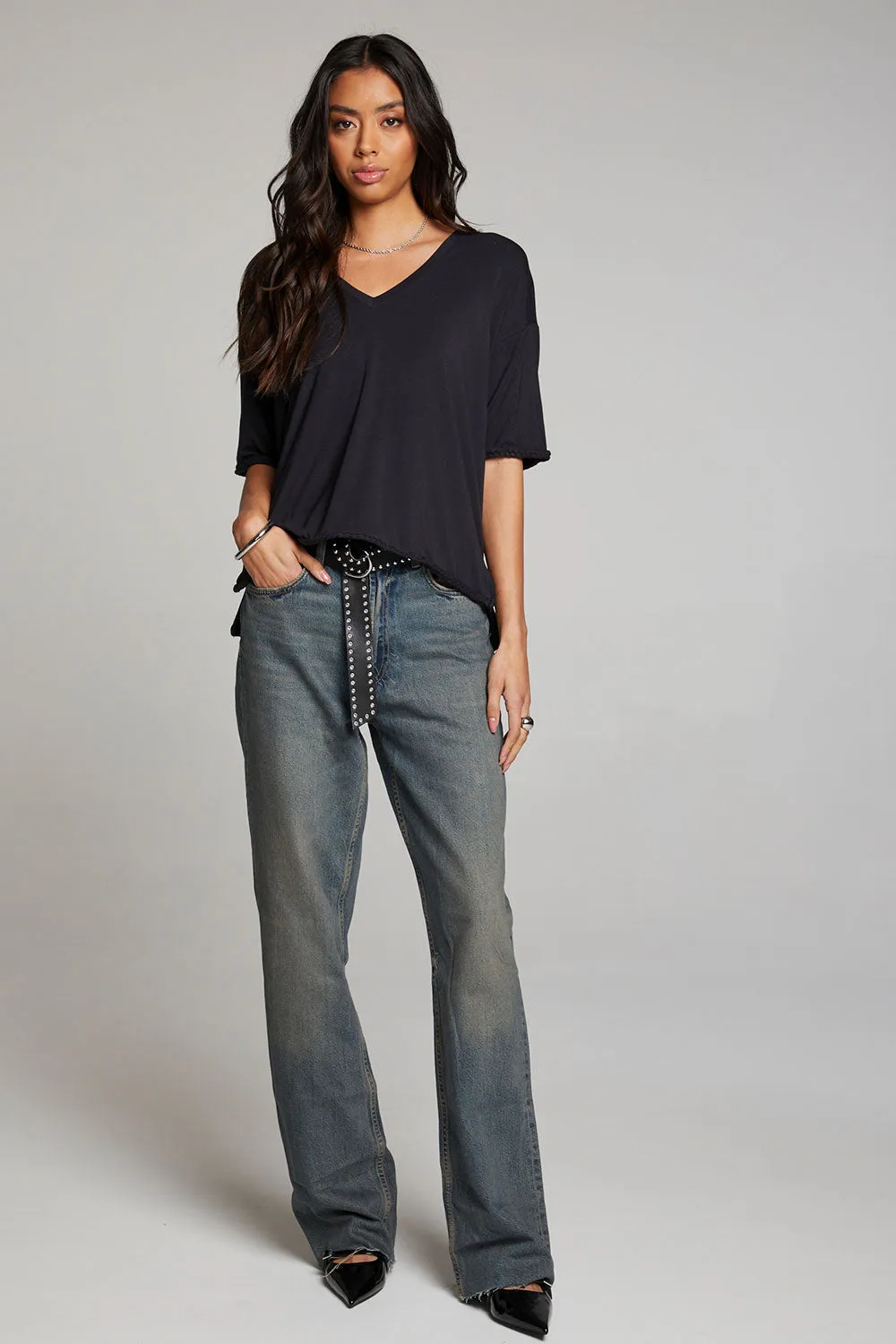 Mason Licorice V Neck