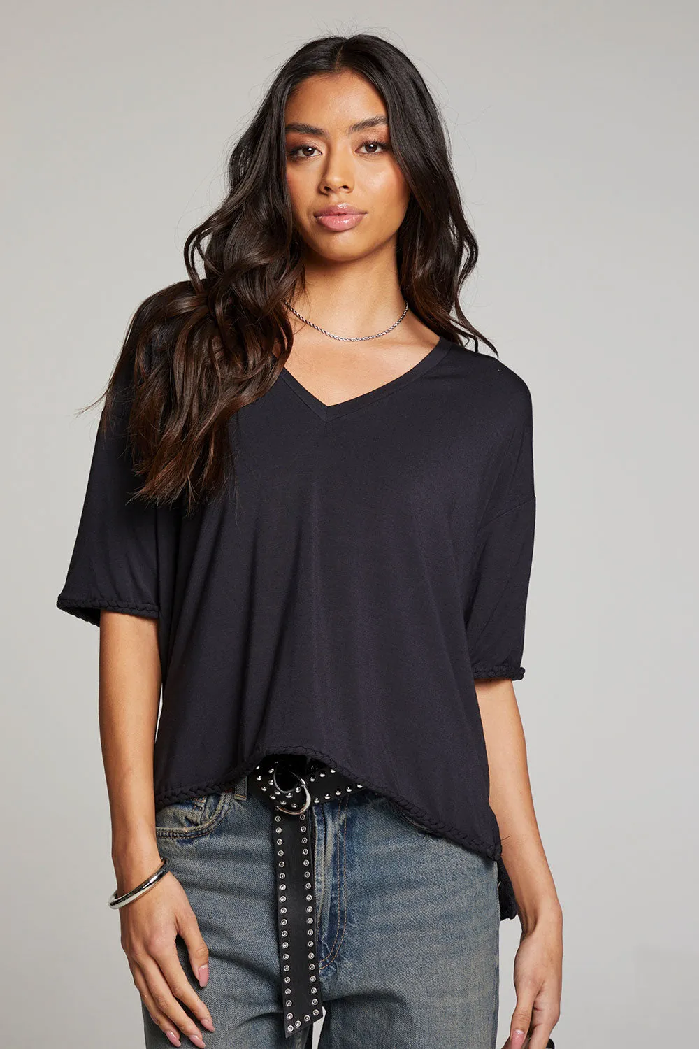 Mason Licorice V Neck