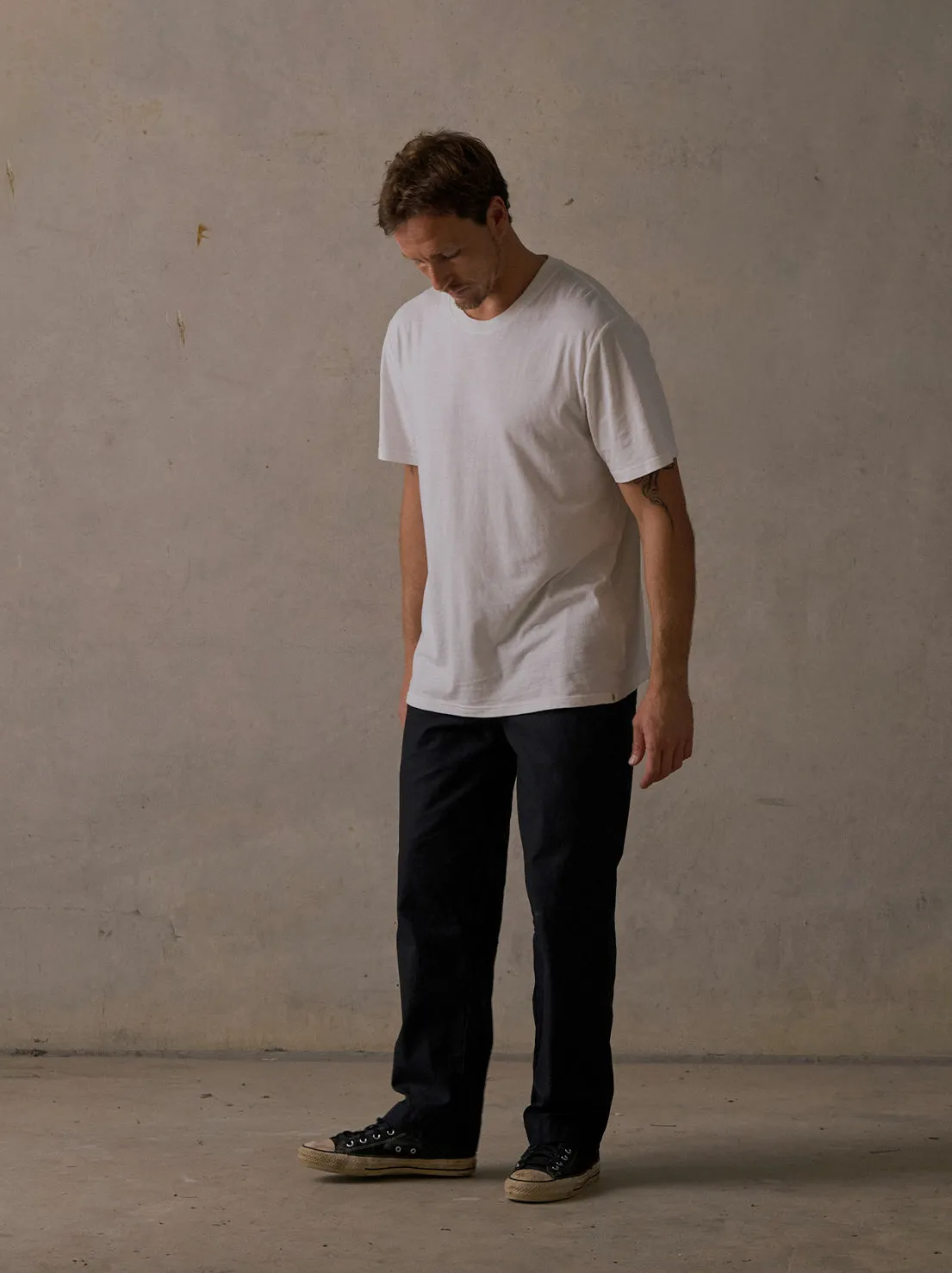 McTavish - Relaxed Twill Pants - Black