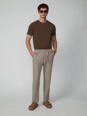 Men's Drawstring Linen Pant