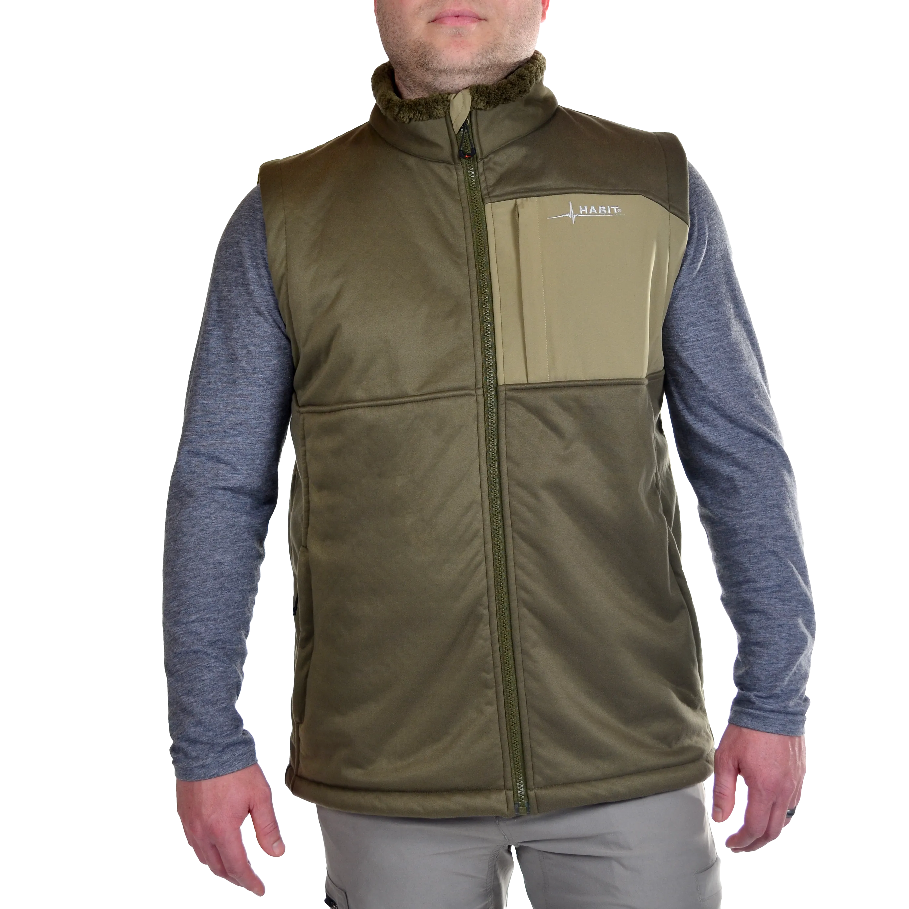 Men's Early Dawn Sherpa Shell Vest - Mossy Oak