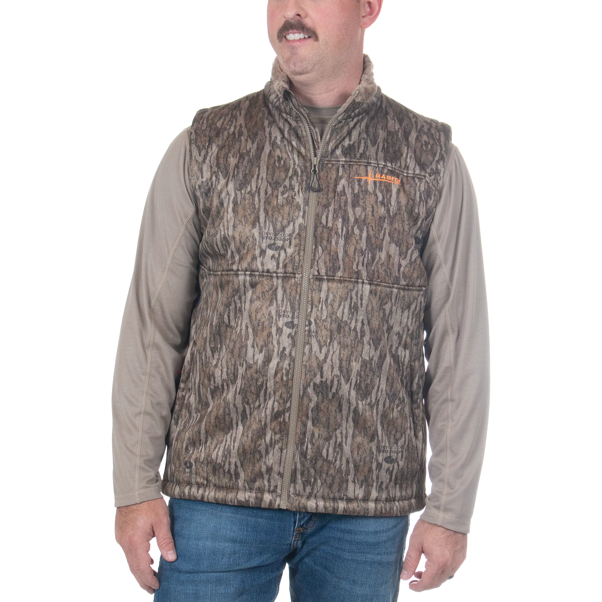 Men's Early Dawn Sherpa Shell Vest - Mossy Oak