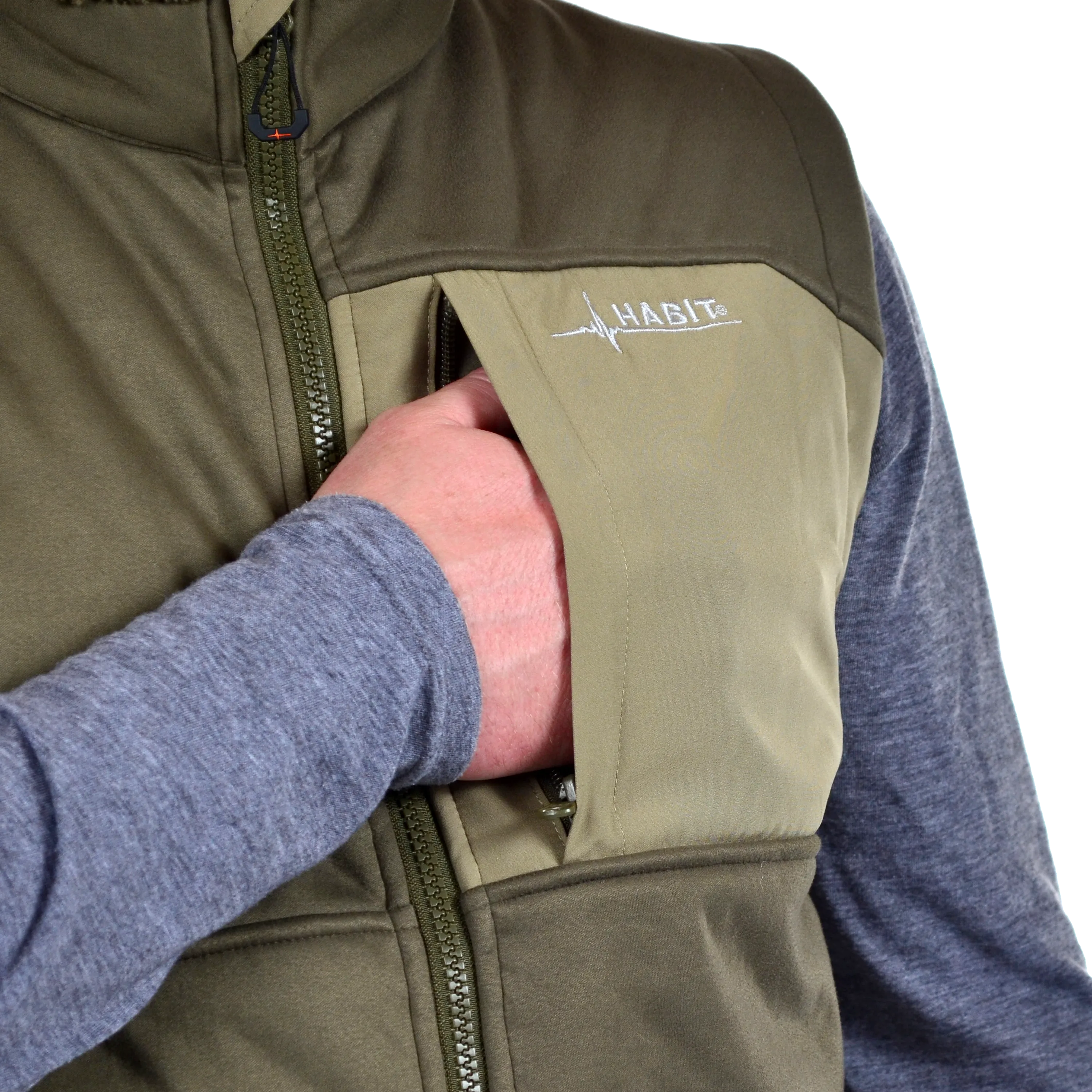 Men's Early Dawn Sherpa Shell Vest - Mossy Oak