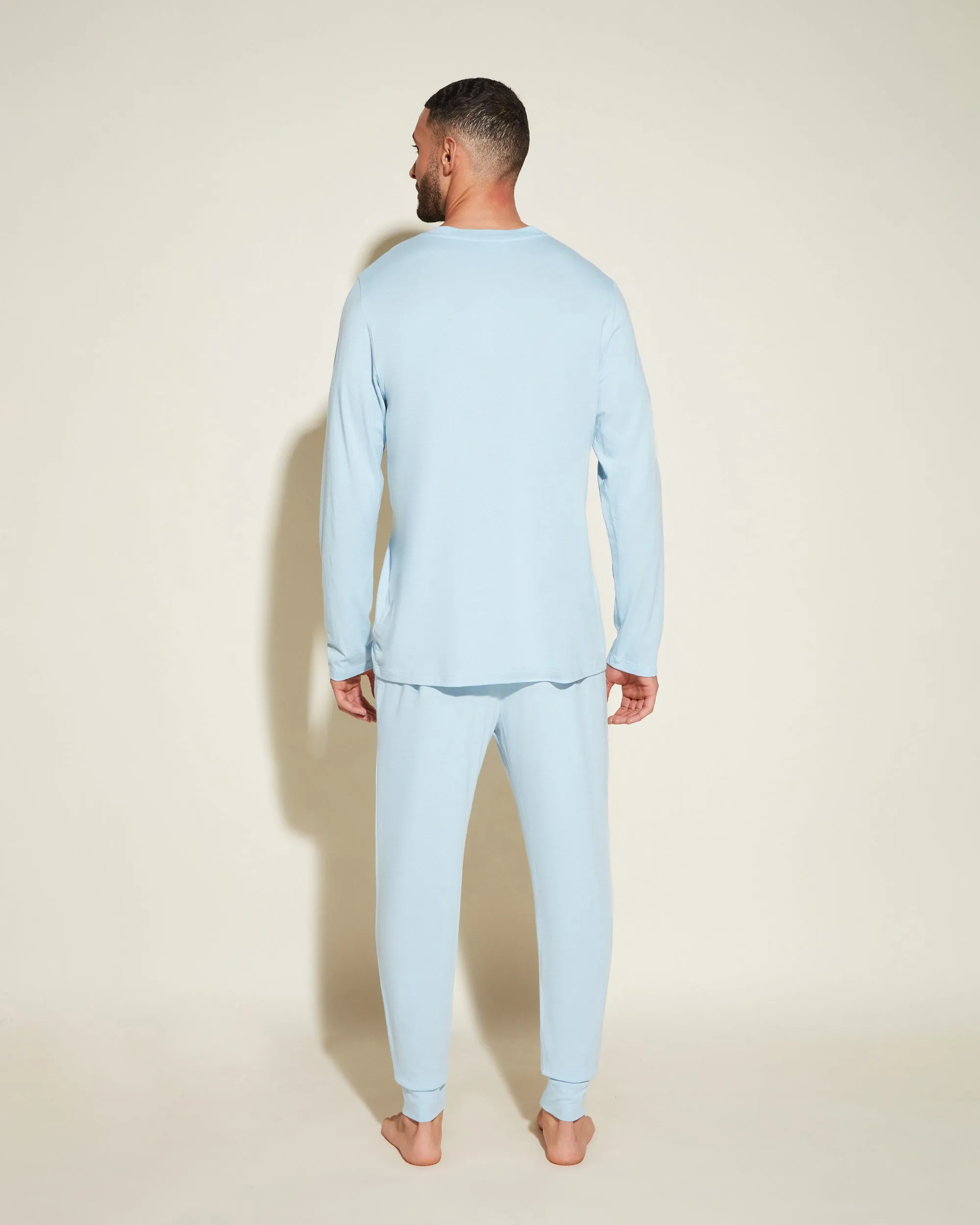Men's Henley & Jogger Pajama Set