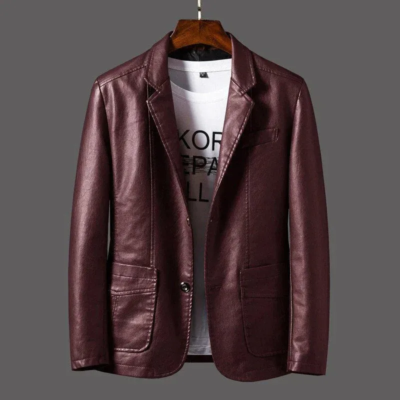 Men's stylish leather jacket