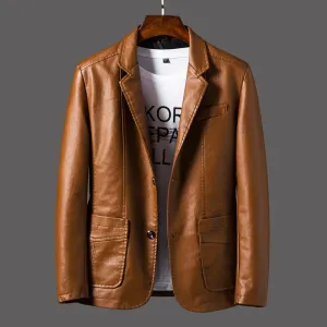 Men's stylish leather jacket