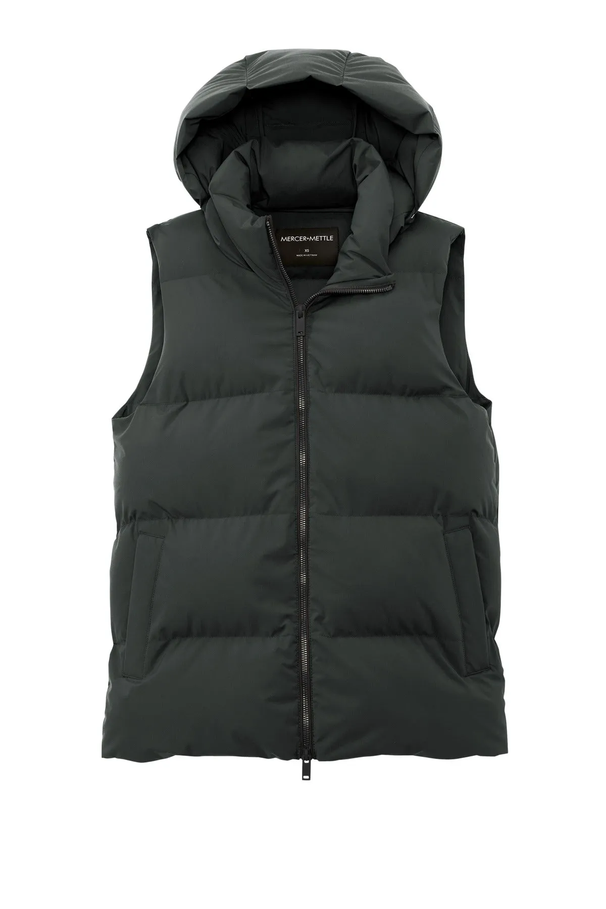 Mercer Mettle Women's Puffy Vest MM7217 Anchor Grey