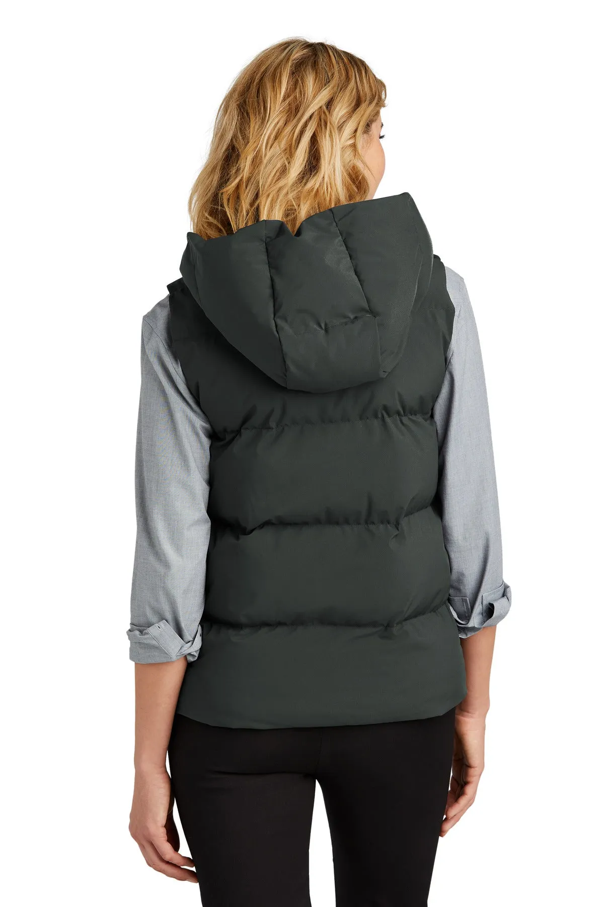 Mercer Mettle Women's Puffy Vest MM7217 Anchor Grey