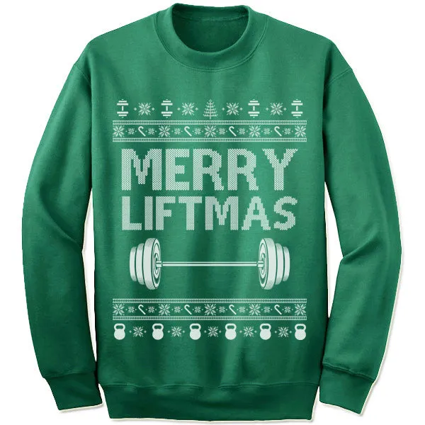 Merry Liftmas Christmas Sweater