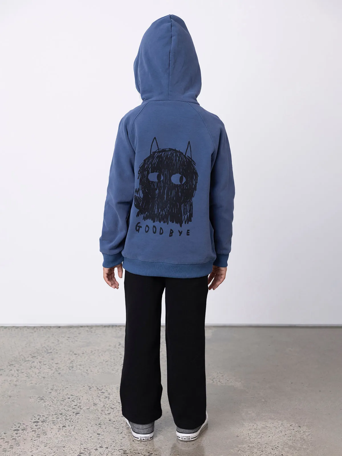 Minti Hello Goodbye Monster Furry Hood