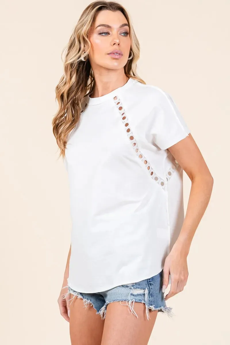 Mittoshop Mineral Wash Trim Short Sleeve T-Shirt