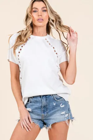 Mittoshop Mineral Wash Trim Short Sleeve T-Shirt