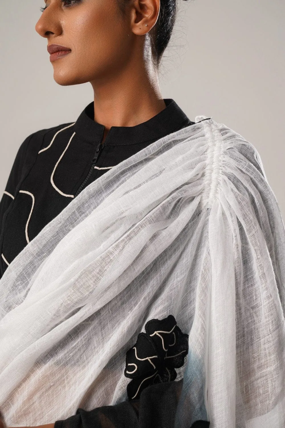 MJ OMBRE FLORAL SAREE