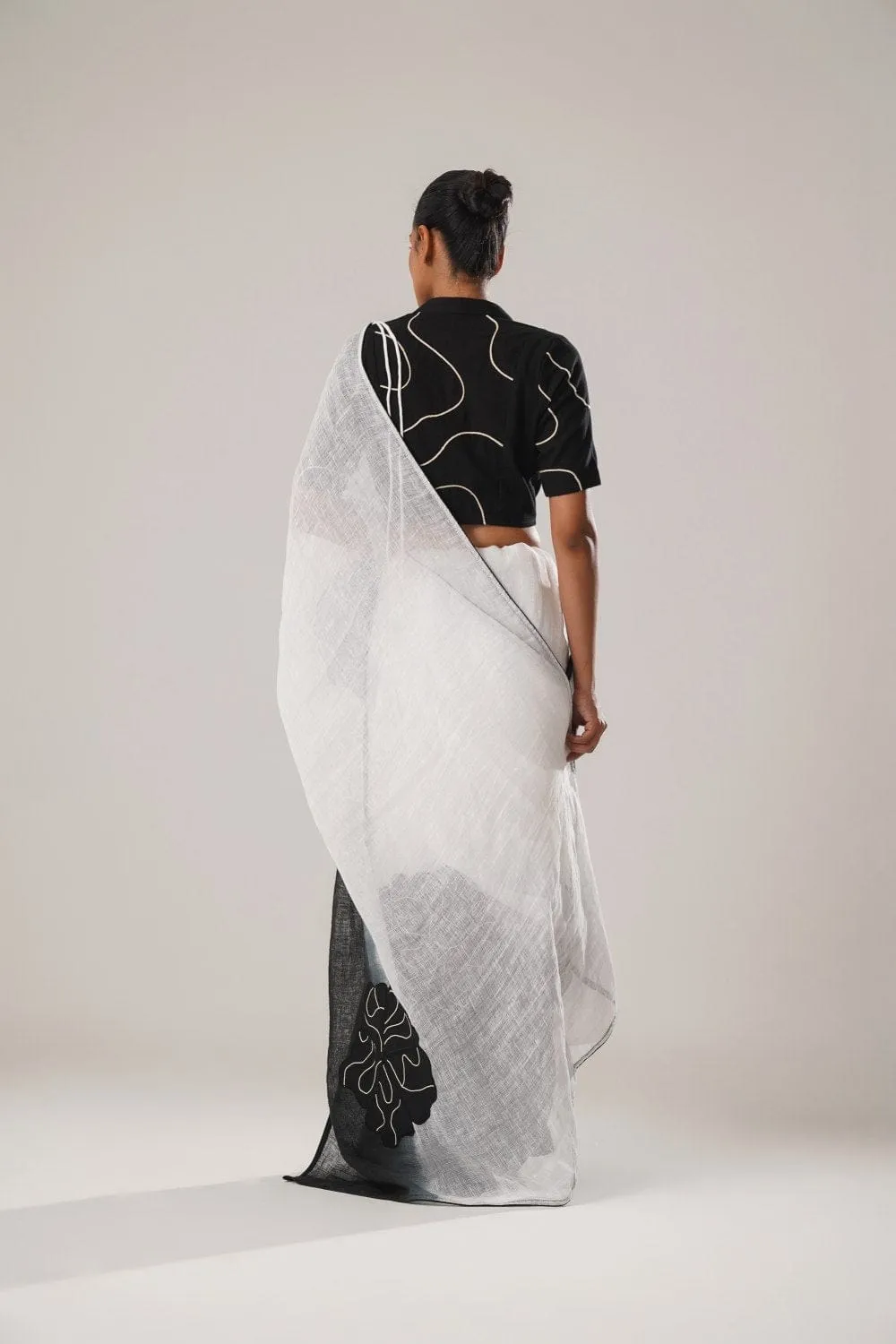 MJ OMBRE FLORAL SAREE