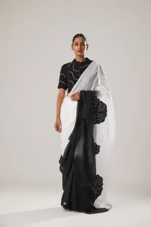 MJ OMBRE FLORAL SAREE