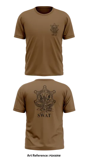 Mobile County Sheriffs Office -Coyote Brown Core Men's SS Performance Tee - PDHxrw