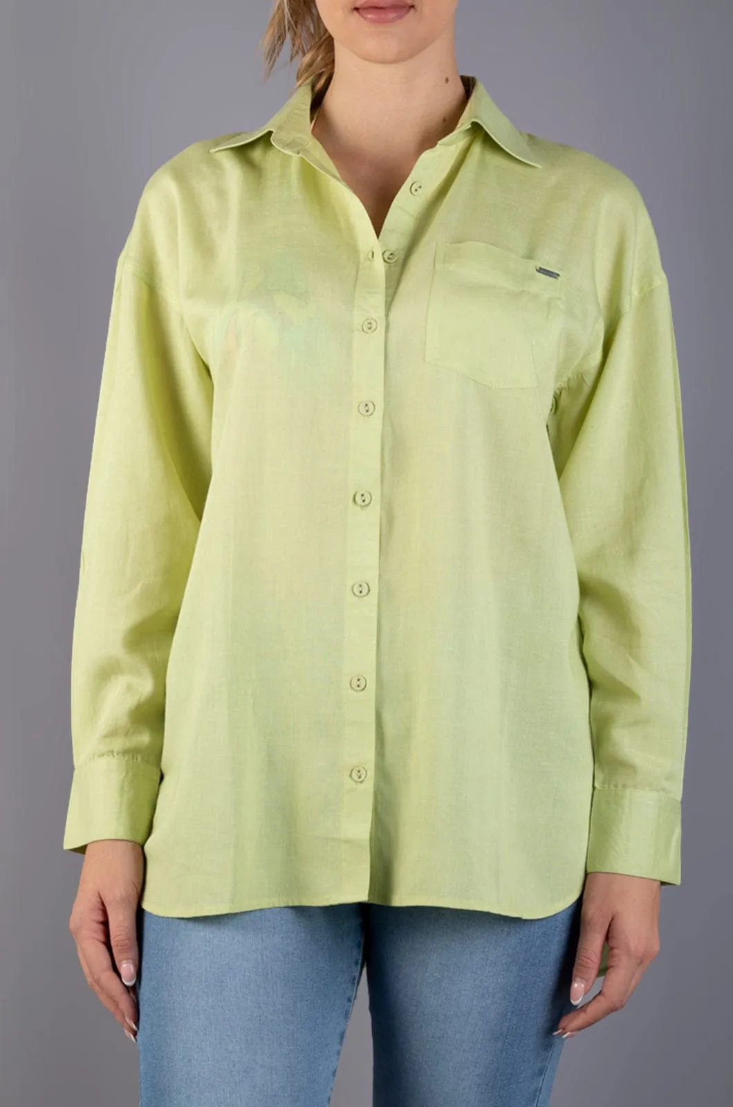 Mocha - Ladies Button Up